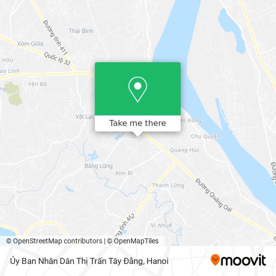 Ủy Ban Nhân Dân Thị Trấn Tây Đằng map