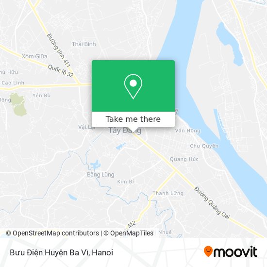 Bưu Điện Huyện Ba Vì map