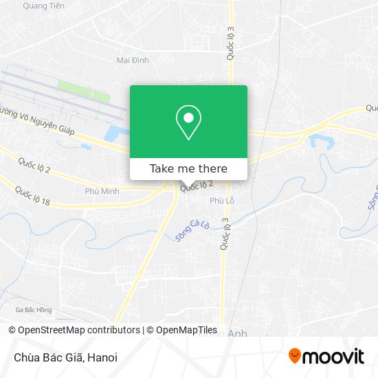 Chùa Bác Giã map