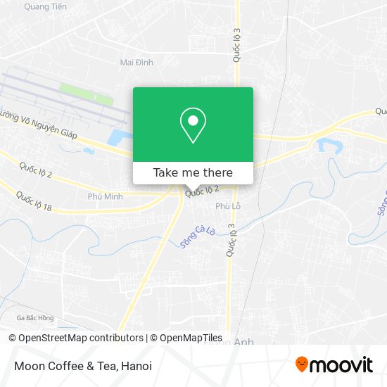 Moon Coffee & Tea map