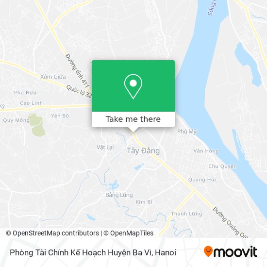 Phòng Tài Chính Kế Hoạch Huyện Ba Vì map