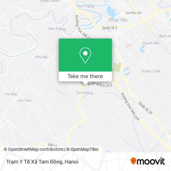 Trạm Y Tế Xã Tam Đồng map