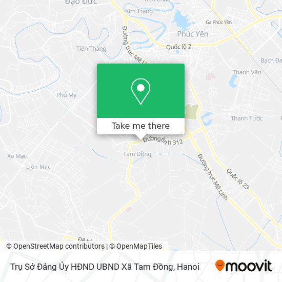 Trụ Sở Đảng Ủy HĐND UBND Xã Tam Đồng map