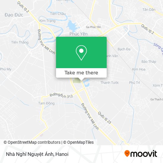 Nhà Nghỉ Nguyệt Ánh map