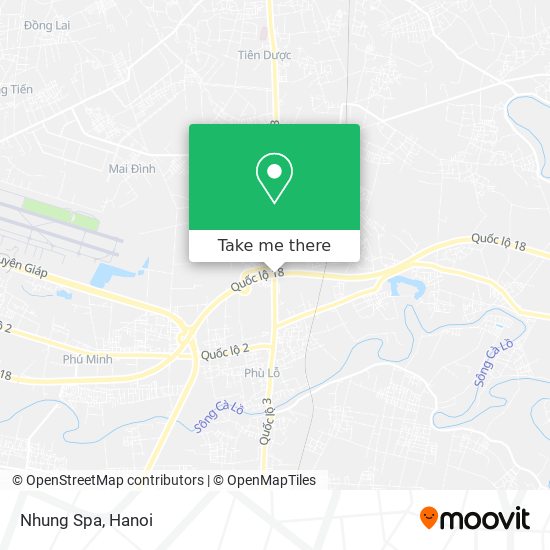 Nhung Spa map
