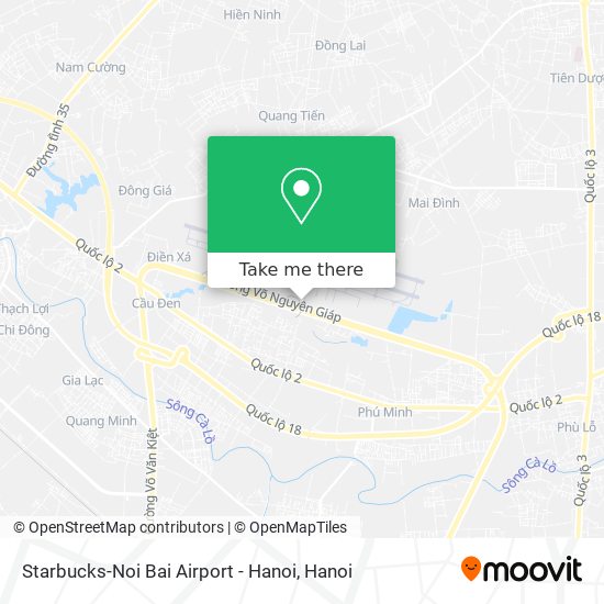 Starbucks-Noi Bai Airport - Hanoi map