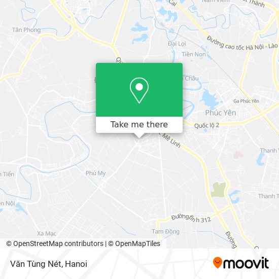 Văn Tùng Nét map