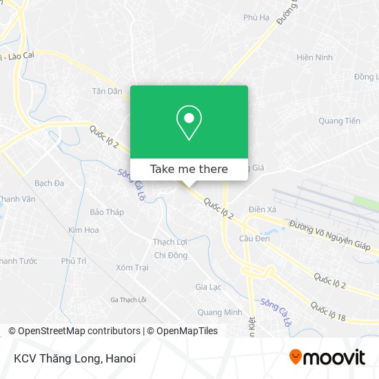 KCV Thăng Long map