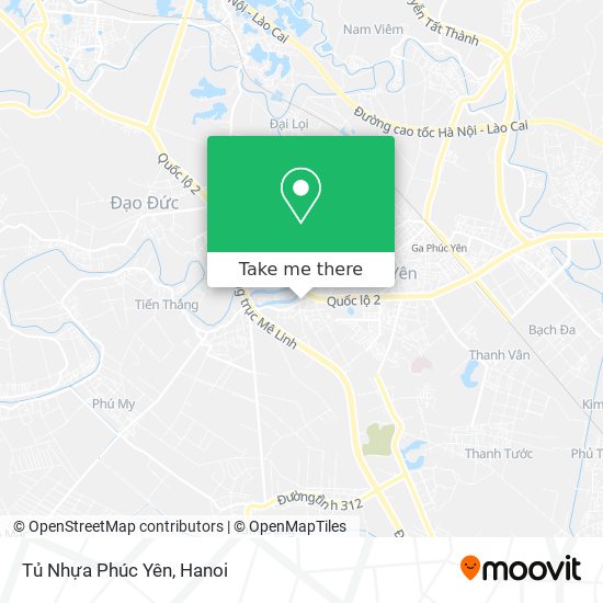 Tủ Nhựa Phúc Yên map