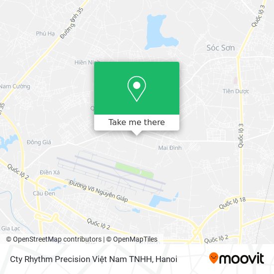 Cty Rhythm Precision Việt Nam TNHH map