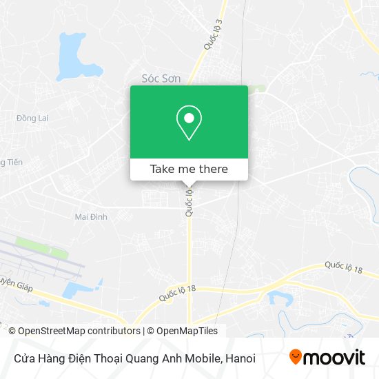 Cửa Hàng Điện Thoại Quang Anh Mobile map