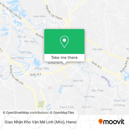 Giao Nhận Kho Vận Mê Linh (Mto) map