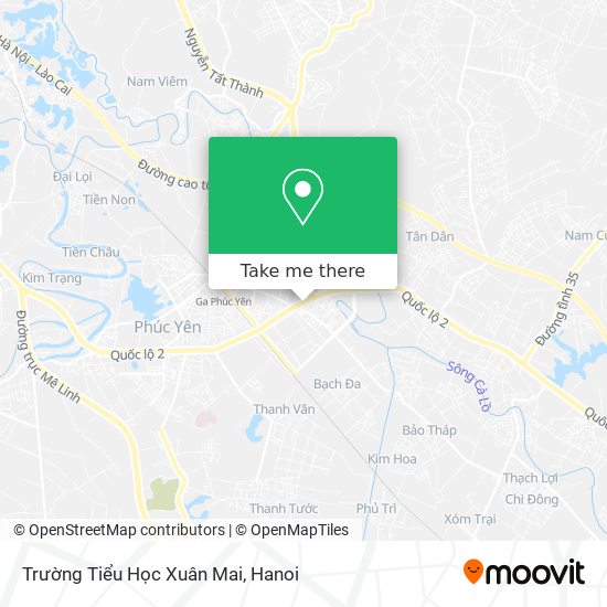 Trường Tiểu Học Xuân Mai map