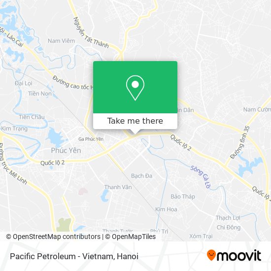 Pacific Petroleum - Vietnam map