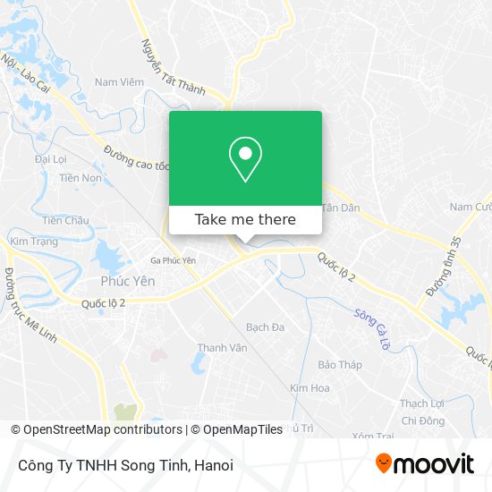 Công Ty TNHH Song Tinh map
