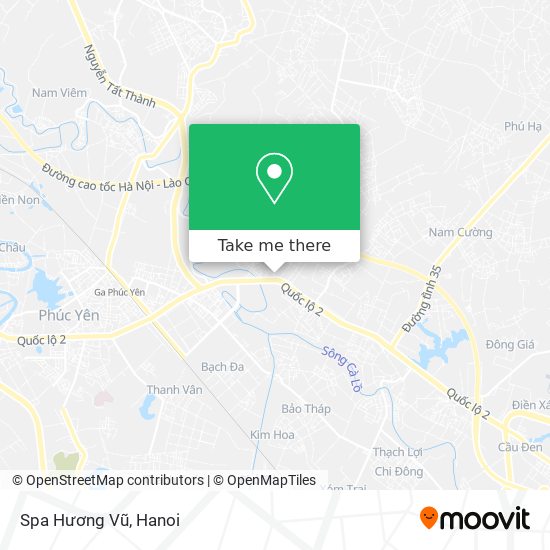 Spa Hương Vũ map