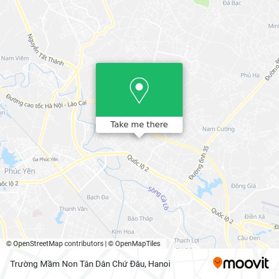 Trường Mầm Non Tân Dân Chứ Đâu map