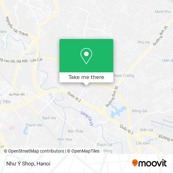 Như Ý Shop map