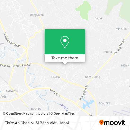 Thức Ăn Chăn Nuôi Bách Việt map
