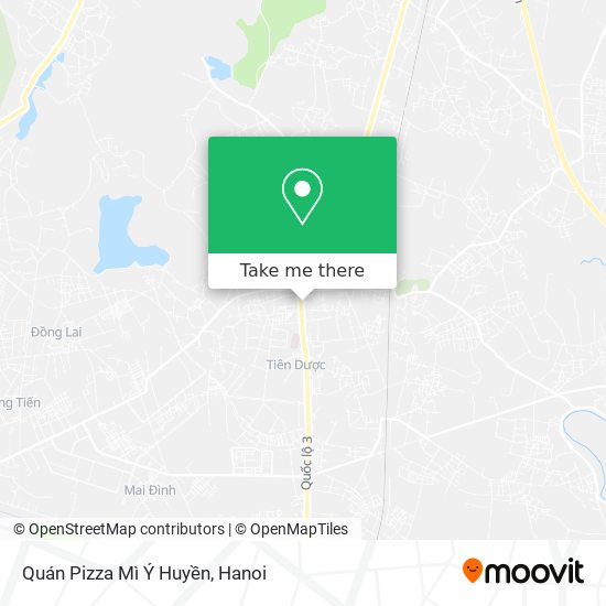 Quán Pizza Mì Ý Huyền map