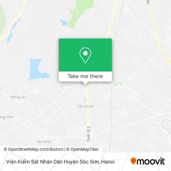 Viện Kiểm Sát Nhân Dân Huyện Sóc Sơn map