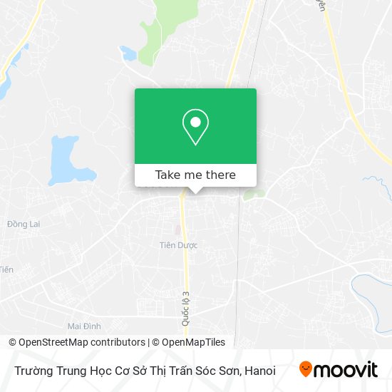 Trường Trung Học Cơ Sở Thị Trấn Sóc Sơn map