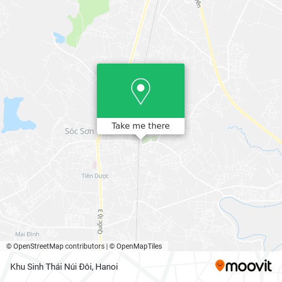 Khu Sinh Thái Núi Đôi map
