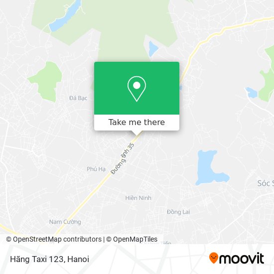 Hãng Taxi 123 map