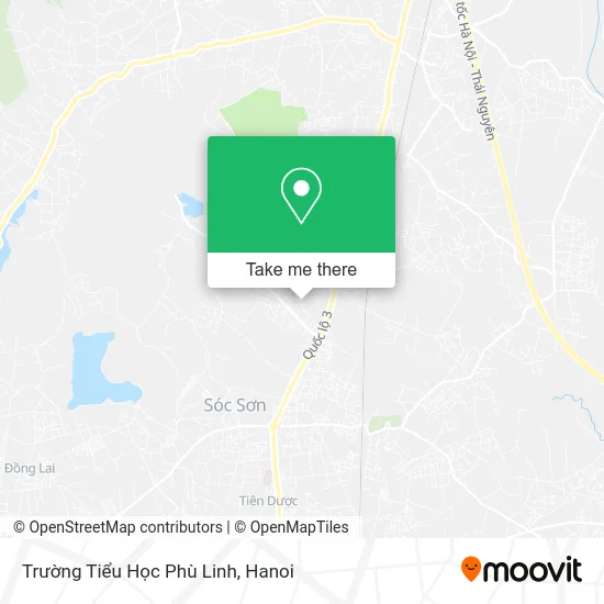 Trường Tiểu Học Phù Linh map