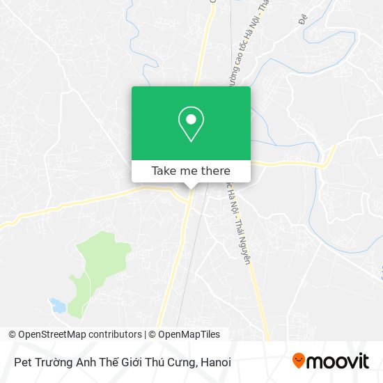 Pet Trường Anh Thế Giới Thú Cưng map