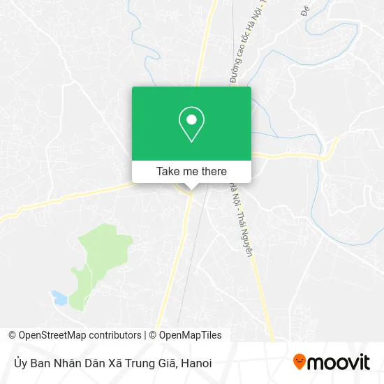 Ủy Ban Nhân Dân Xã Trung Giã map