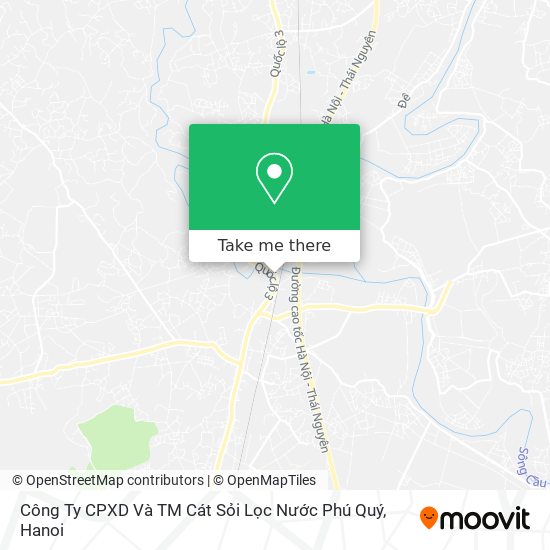 Công Ty CPXD Và TM Cát Sỏi Lọc Nước Phú Quý map