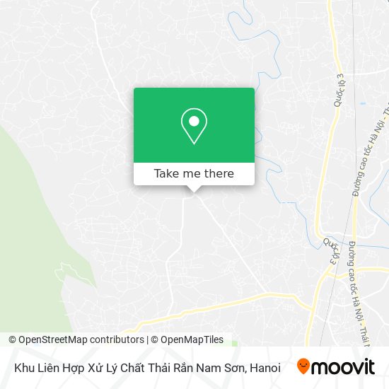 Khu Liên Hợp Xử Lý Chất Thải Rắn Nam Sơn map