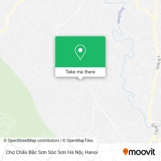 Chợ Chấu Bắc Sơn Sóc Sơn Hà Nội map