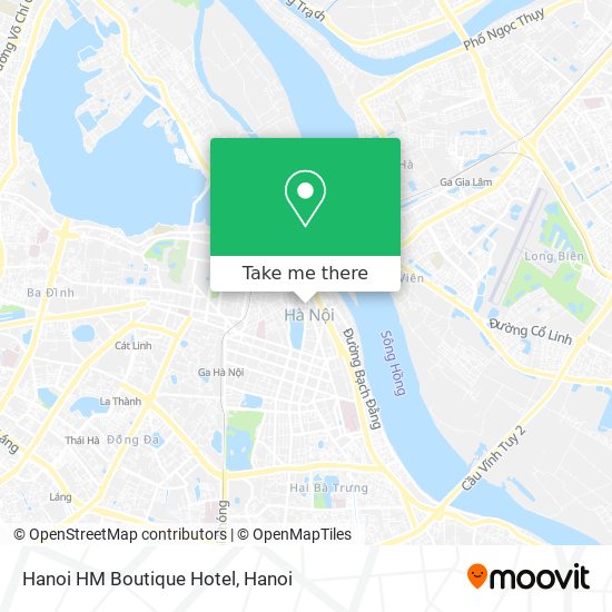 Hanoi HM Boutique Hotel map