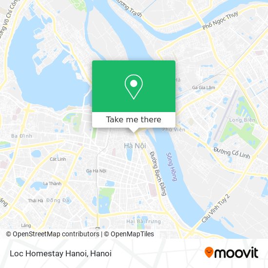 Loc Homestay Hanoi map