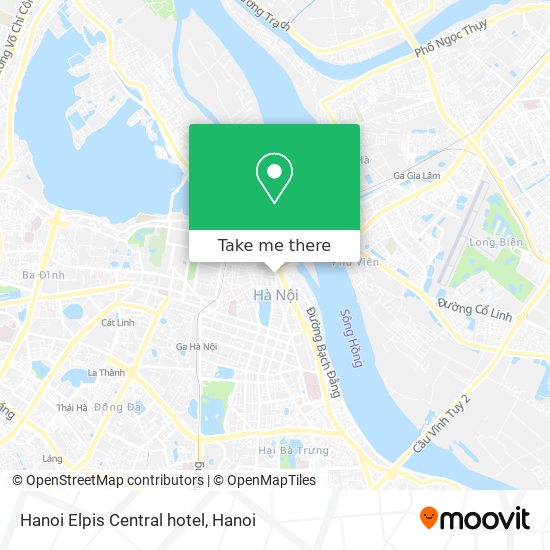 Hanoi Elpis Central hotel map