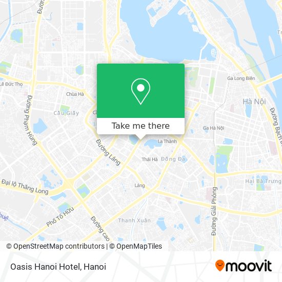 Oasis Hanoi Hotel map