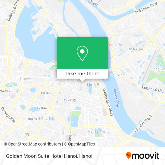 Golden Moon Suite Hotel Hanoi map