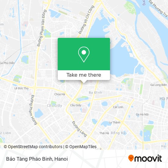 Bảo Tàng Pháo Binh map