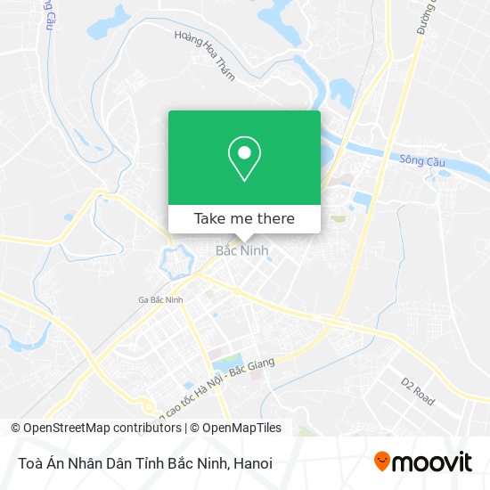 Toà Án Nhân Dân Tỉnh Bắc Ninh map