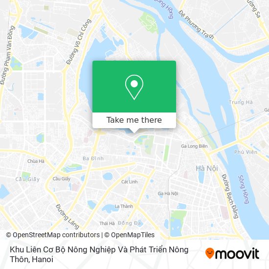 Khu Liên Cơ Bộ Nông Nghiệp Và Phát Triển Nông Thôn map