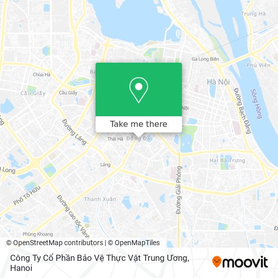 Công Ty Cổ Phần Bảo Vệ Thực Vật Trung Ương map