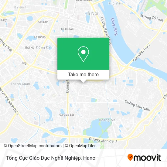 Tổng Cục Giáo Dục Nghề Nghiệp map