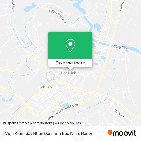 Viện Kiểm Sát Nhân Dân Tỉnh Bắc Ninh map