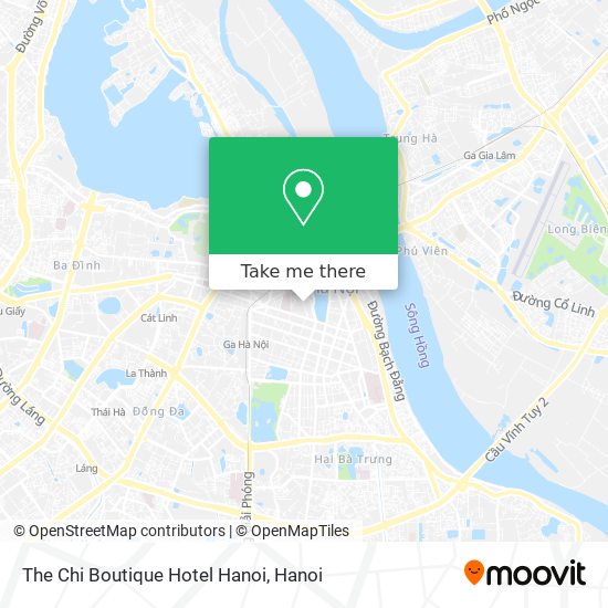 The Chi Boutique Hotel Hanoi map