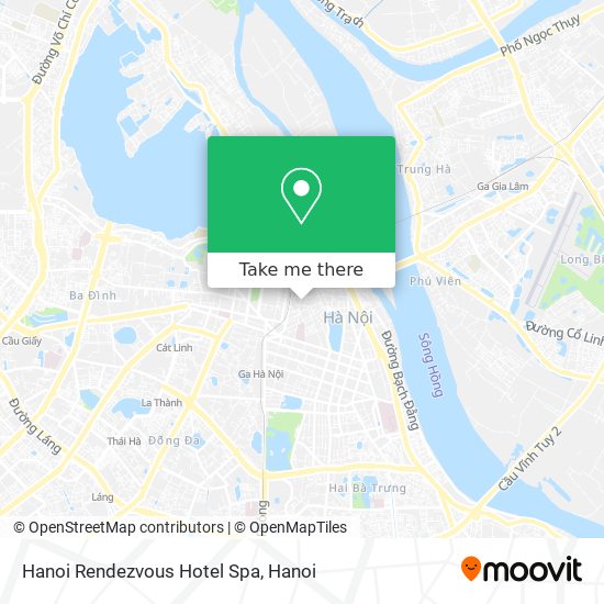 Hanoi Rendezvous Hotel Spa map