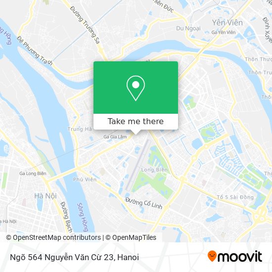 Ngõ 564 Nguyễn Văn Cừ 23 map