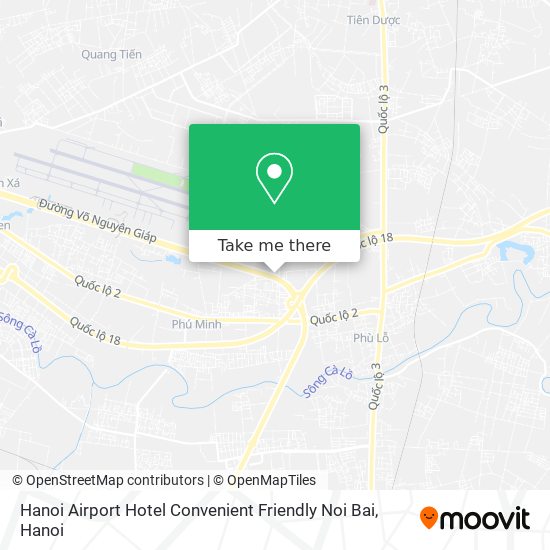 Hanoi Airport Hotel Convenient Friendly Noi Bai map