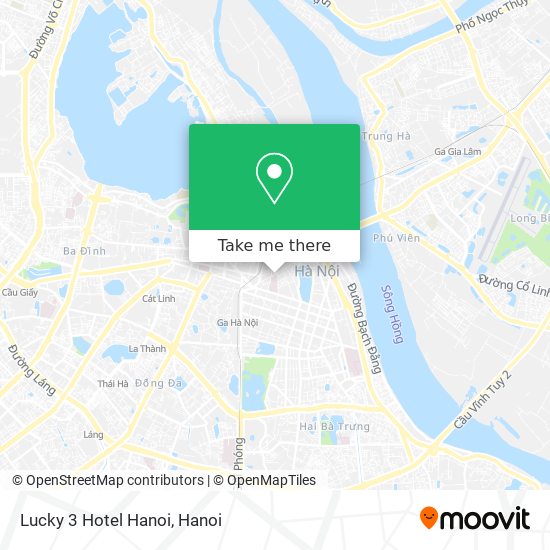 Lucky 3 Hotel Hanoi map